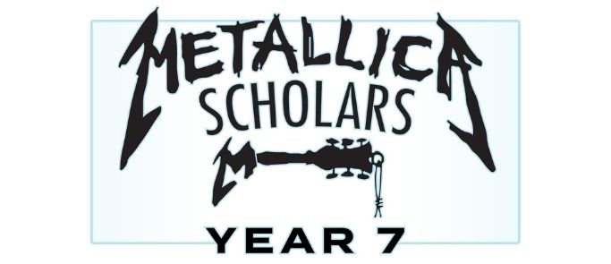 Logo for Metallica Scholars Year 7