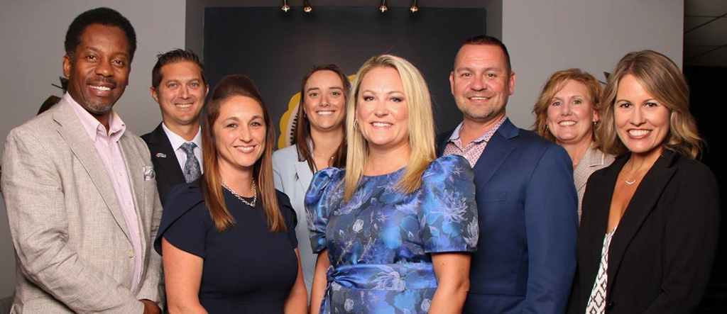 A group phot of CCBC Foundation and The Wright Promise Establish Scholarship